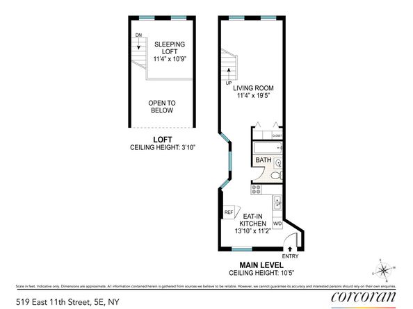 519 East 11th Street 5E, New York NY 10009