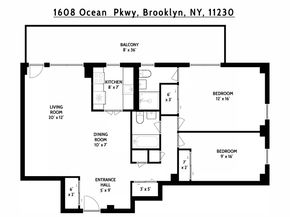 1608 Ocean Parkway 8B, Brooklyn NY 11223