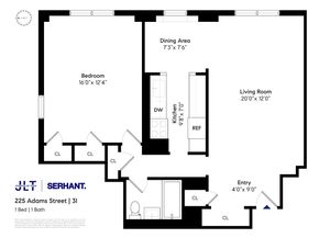 225 Adams Street 3I, Brooklyn NY 11201