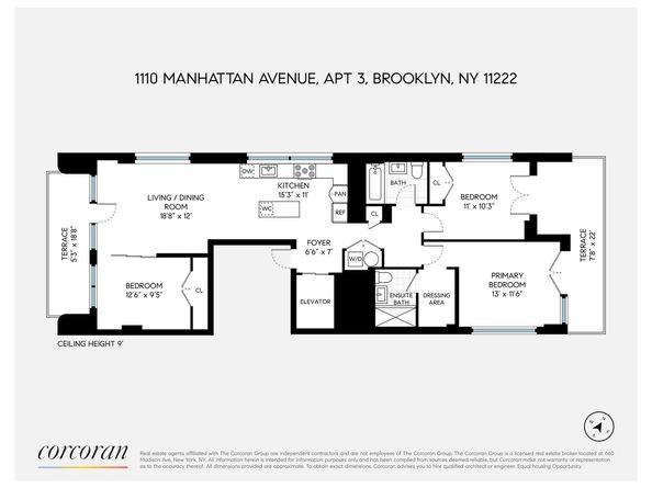1110 Manhattan Avenue 3, Brooklyn NY 11222
