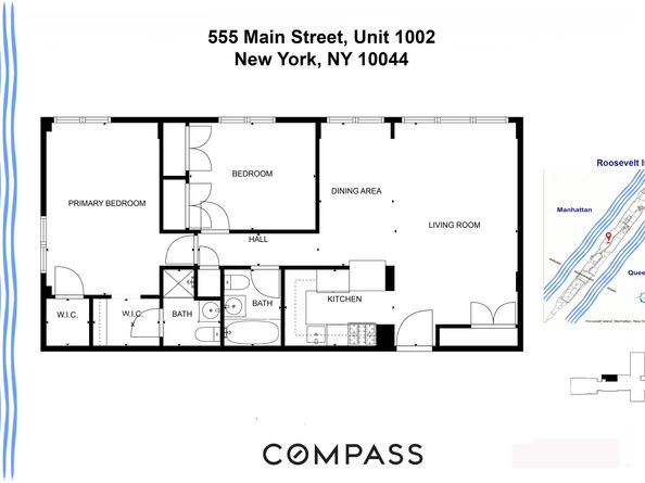 555 Main Street 1002, New York NY 10044