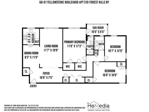 68-61 Yellowstone Boulevard 519, Queens NY 11375