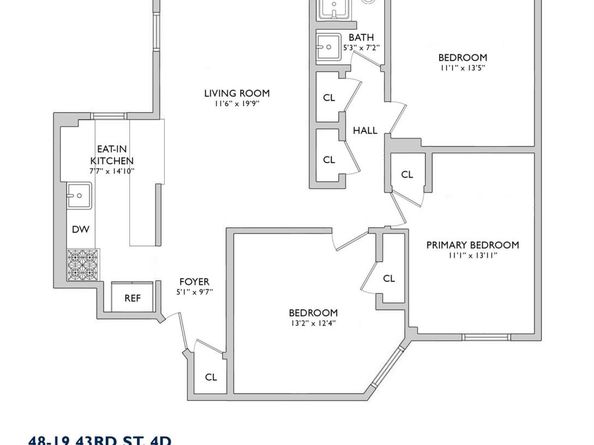 48-19 43rd Street 4D, Sunnyside NY 11377