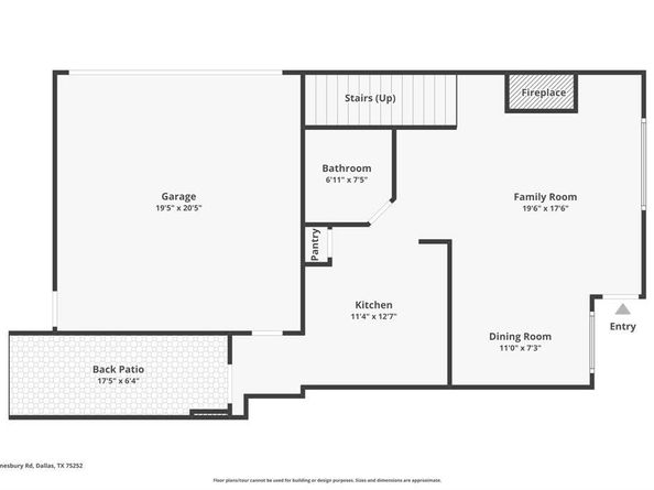 5929  Malmesbury Road , Dallas Texas 75252