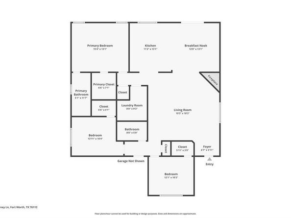 7816  Whitney Lane , Fort Worth Texas 76112