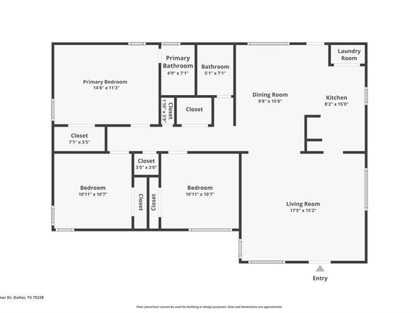 3209  Millmar Drive , Dallas Texas 75228