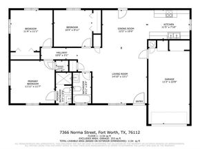 7366  Norma Street , Fort Worth Texas 76112