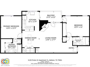 4130  Proton Drive  7C, Addison Texas 75001