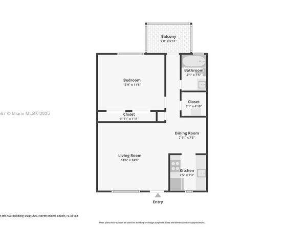 17090 NE 14th Ave 205, Miami FL 33162