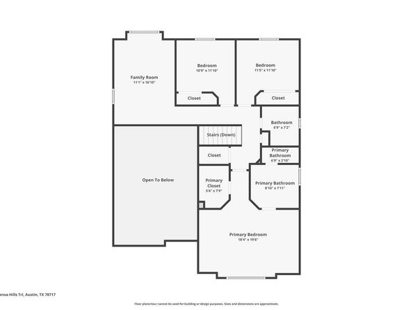10517 S Canoa Hills TRL, Austin TX 78717