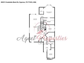 20231 Creekdale Bend Drive, Cypress TX 77433