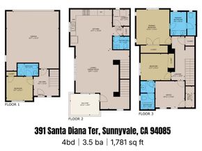 391 Santa Diana Terrace, Sunnyvale CA 94085