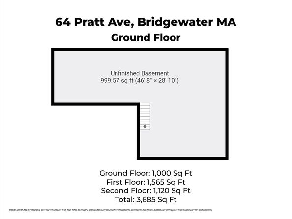 64 Pratt Ave, Bridgewater MA 02324