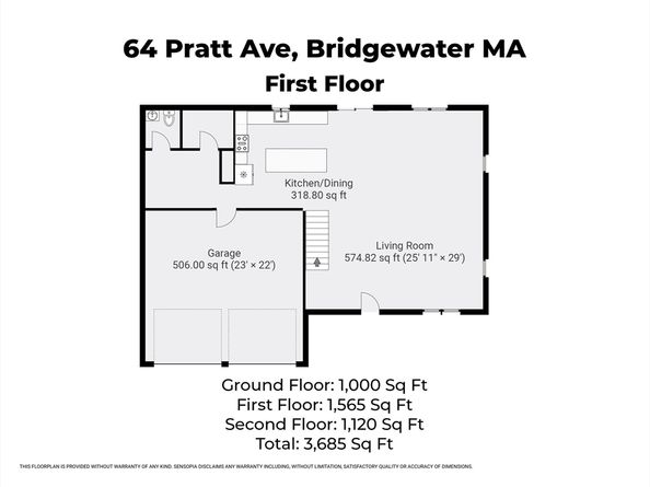 64 Pratt Ave, Bridgewater MA 02324