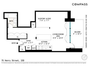 75 Henry Street 23D, Brooklyn NY 11201