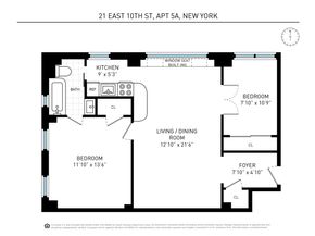 21 East 10th Street 5A, New York NY 10003