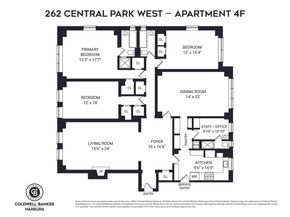 262 Central Park W 4F, New York NY 10024