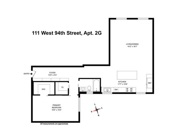 111 West 94th Street 2G, New York NY 10025
