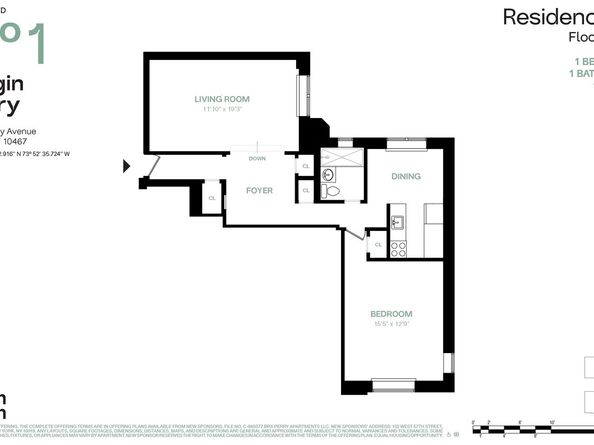 3245 Perry Avenue 1G, Bronx NY 10467