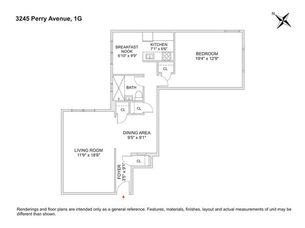 3245 Perry Avenue 1G, Bronx NY 10467