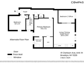 41 Clarkson Avenue 1H, Brooklyn NY 11226