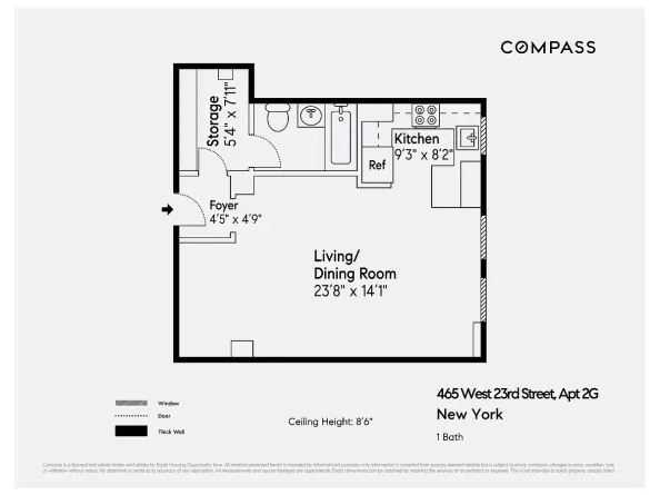 465 West 23rd Street 2G, New York NY 10011