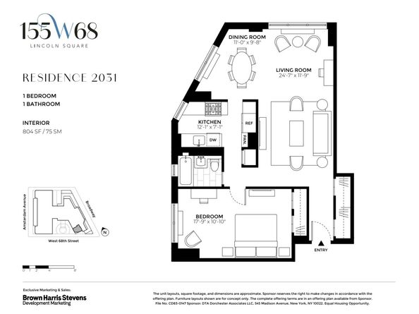 155 West 68th Street 2031, New York NY 10023