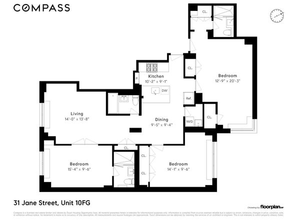 31 Jane Street 10FG, New York NY 10014