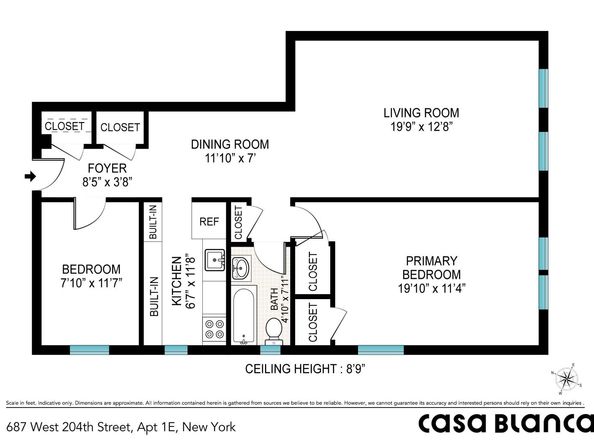 687 West 204th Street 1E, New York NY 10034