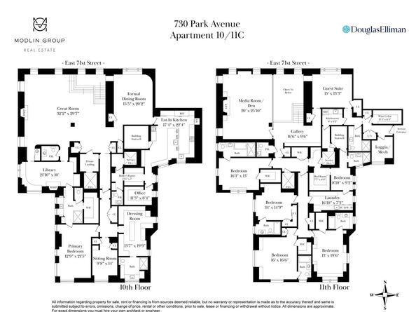 730 Park Avenue 10C/11C, New York NY 10021
