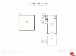 7825 Hillside Avenue, Los Angeles CA 90046