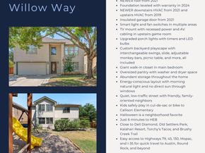 2419 Willow WAY, Round Rock TX 78664