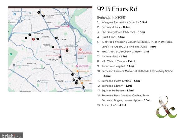 9213 Friars Road, Bethesda MD 20817