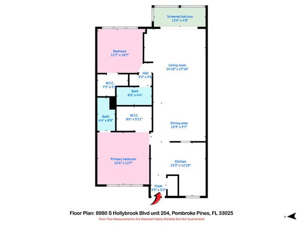 8980 S Hollybrook Blvd 204, Pembroke Pines FL 33025
