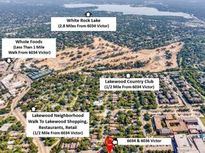 6034 & 6036  Victor Street , Dallas Texas 75214
