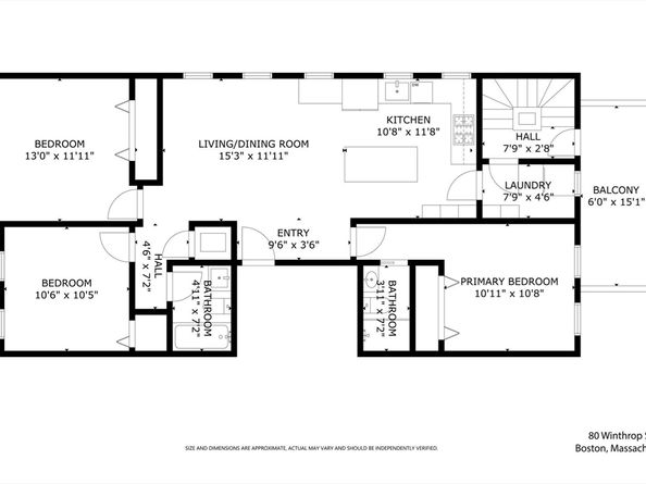 80 Winthrop St. 2, Boston MA 02119