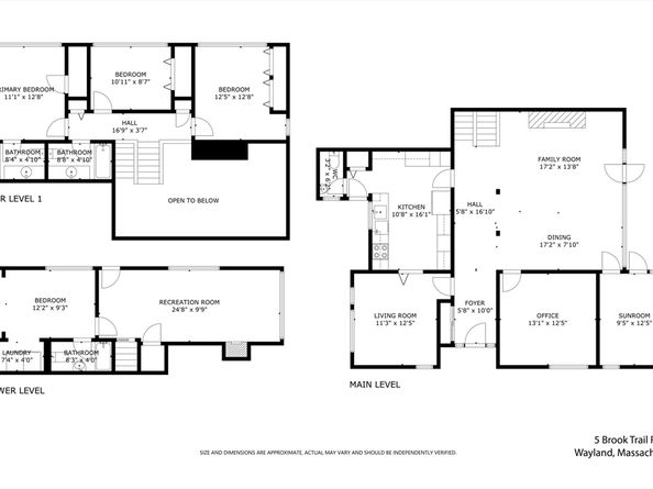 5 Brook Trail Road, Wayland MA 01778