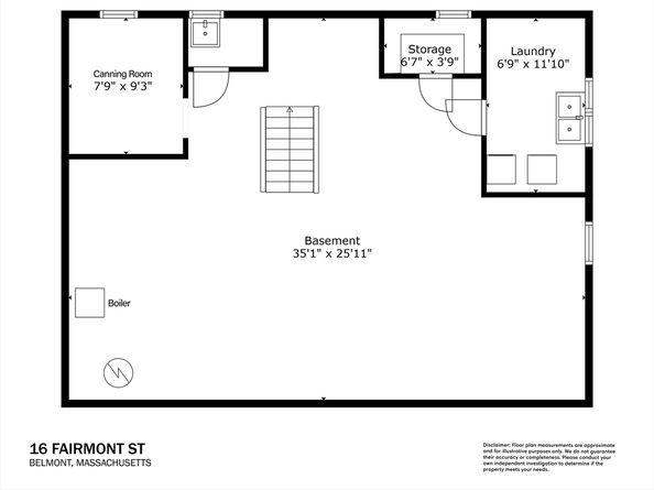16 Fairmont Street, Belmont MA 02478