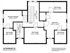 16 Fairmont Street, Belmont MA 02478