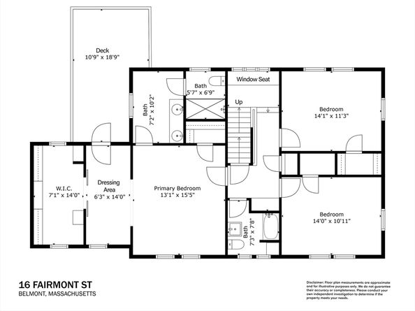 16 Fairmont Street, Belmont MA 02478