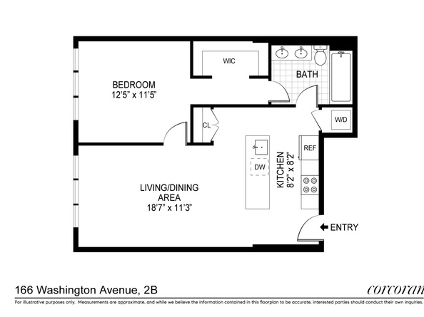 166 Washington Avenue 2B, Brooklyn NY 11205