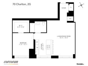 70 Charlton Street 2G, New York NY 10014