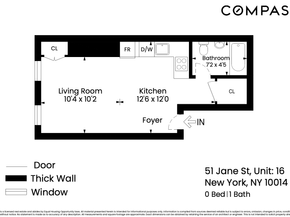 51 Jane Street 16, New York NY 10014