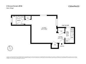 2 Grove Street 5B, New York NY 10014