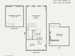300 East 4th Street 1A, New York NY 10009