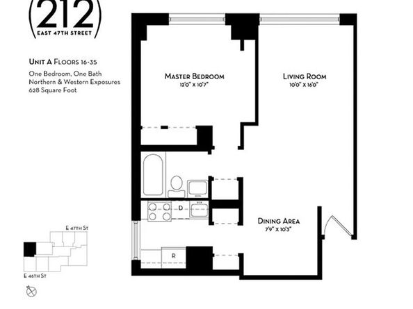 212 East 47th Street 19A, New York NY 10017
