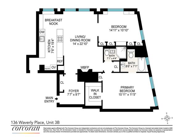 136 Waverly Place 3B, New York NY 10014
