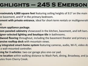 245 S Emerson Street, Denver CO 80209