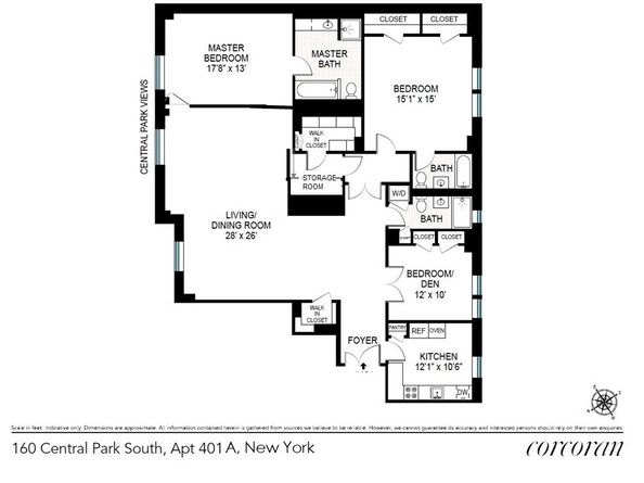 160 Central Park S 401A, New York NY 10019