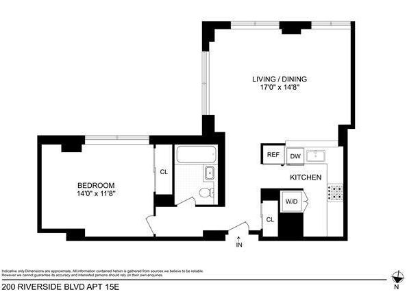 200 Riverside Boulevard 15E, New York NY 10069